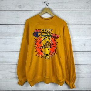 Vintage 1990s Desert Storm Sweatshirt Large